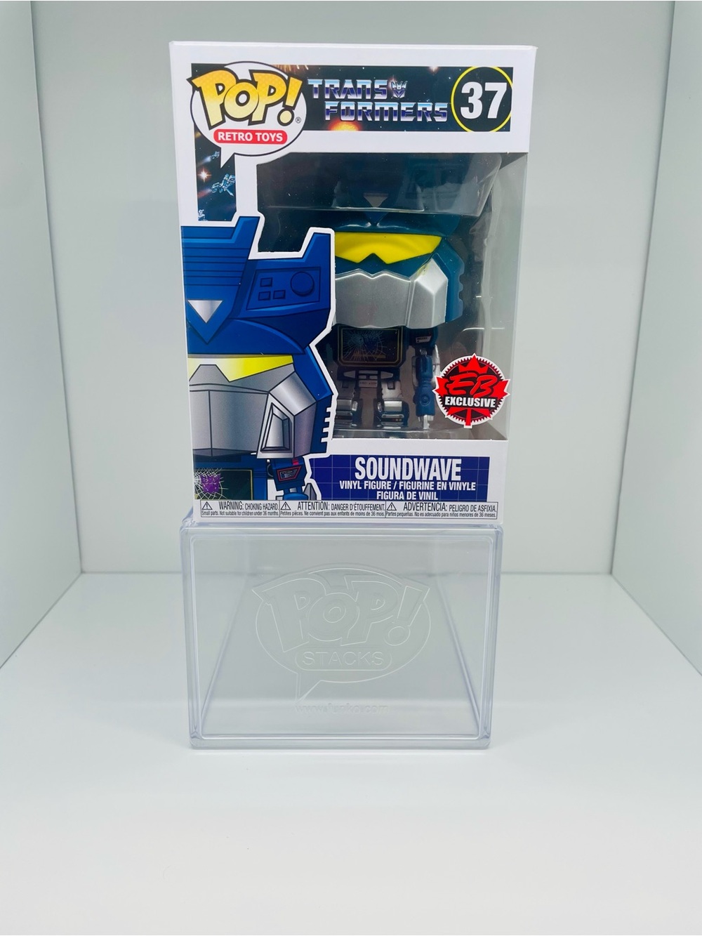 #37 Funko POP! Transformers Soundwave Vinyl Figure - EB EXCLUSIVE